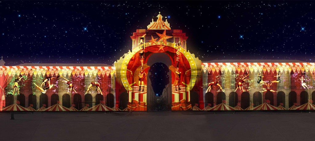 Les spectacles vidéo retournent au Terreiro do Paço ce Noël 