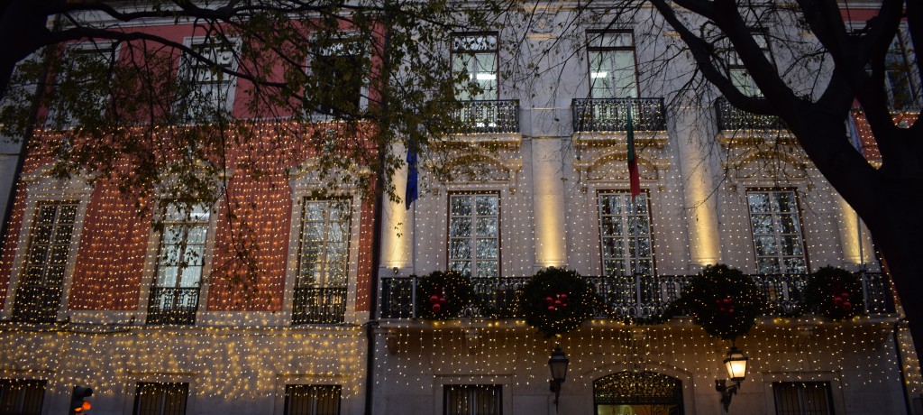 Vitrines de Noël à Lisbonne
